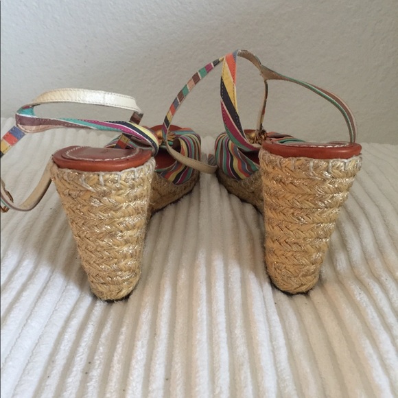 Marc Jacobs multicolor stripes wedges - Picture 8 of 15